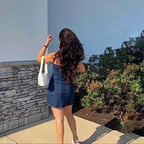 Y2k Denim strapless dress - Picture 1 of 2